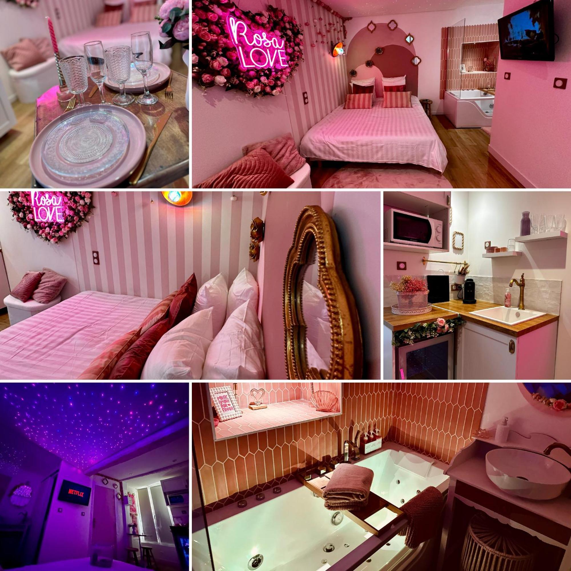 Romantic Room - Balneo - Ciel Etoile - Free Wifi - Netflix - Hyper Centre Pézenas Esterno foto